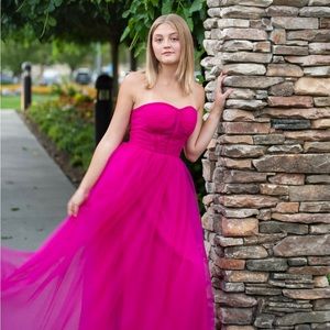 Hot Pink Prom Dress